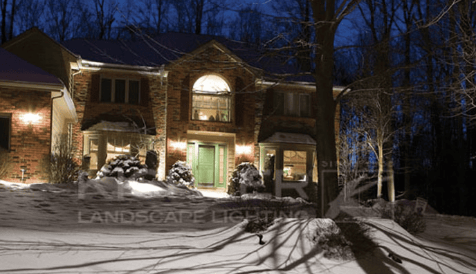 Winter down lighting