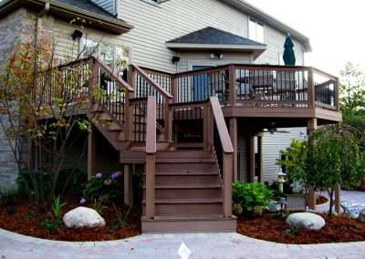 Deck Pergola Structure Landscape Design