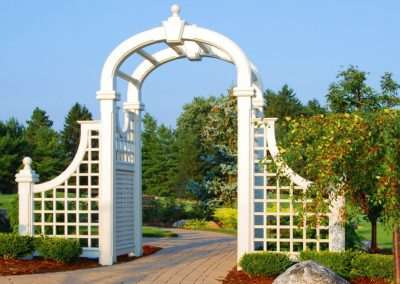 Deck Pergola Structure Landscape Design