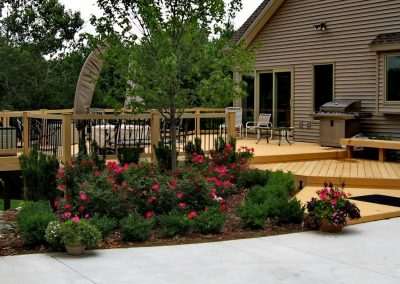 Deck Pergola Structure Landscape Design