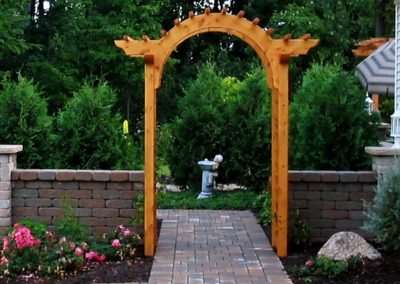 Deck Pergola Structure Landscape Design